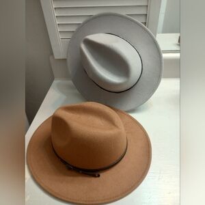 Bundle Of Two Women's Fedoras